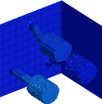 3D Pressure Ports Mesh