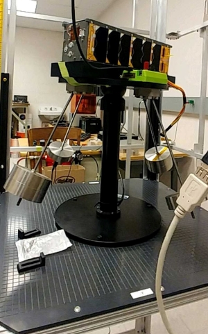 Integrated CubeSat Before Launch